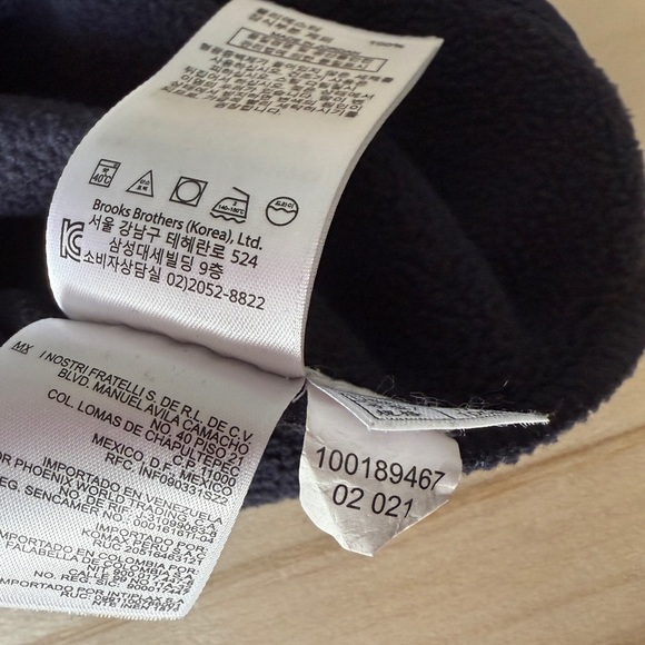 Brooks Brothers Men's Green and Blue Color Block Quarter Zip Fleece - M - Picture 9 of 9